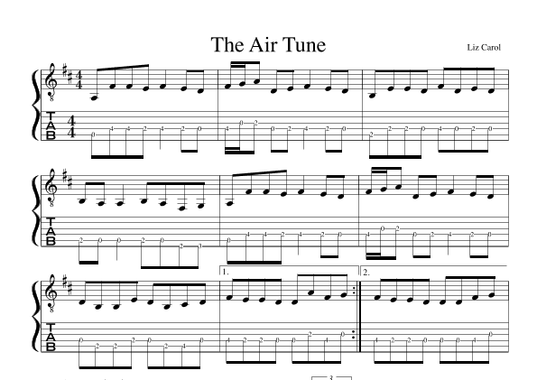 Air Tune (arr. Calum Wood)