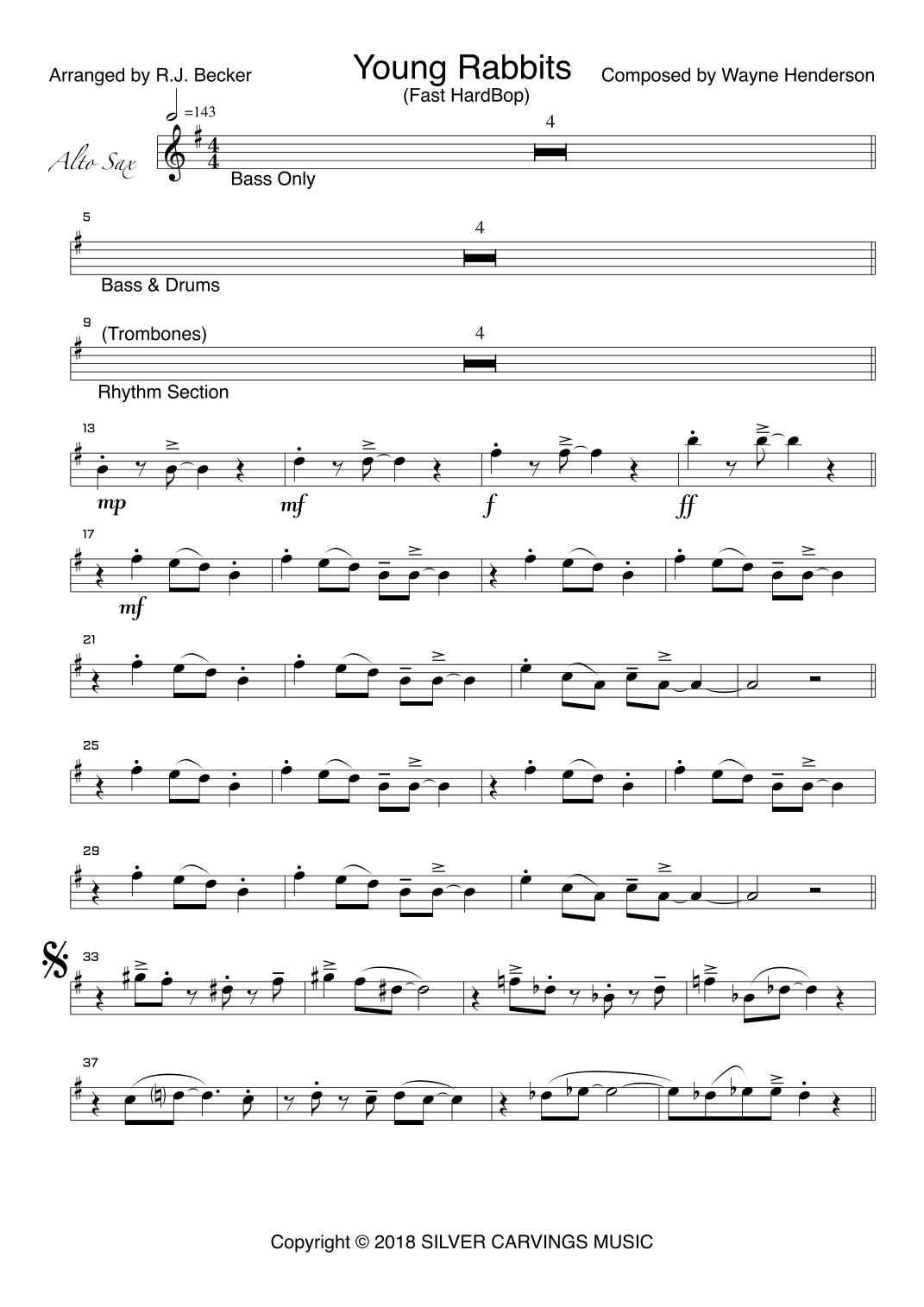 Young Rabbits (arr. R.J. Becker)