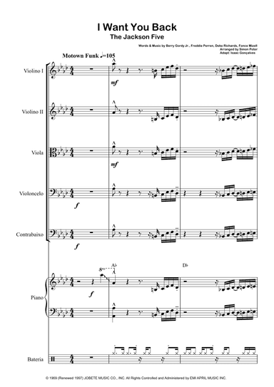I Want You Back (arr. Isaac Gonçalves)
