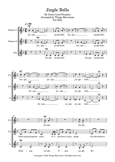 Jingle Bells (arr. Thiago Marconato)