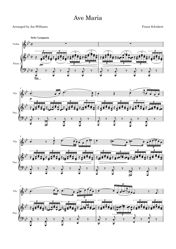 Ave Maria (arr. Joe Williams)