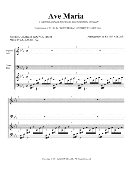Ave Maria Bach/Gounod (arr. Kevin Keller)