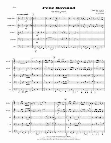 Feliz Navidad (arr. Zachary Smith)