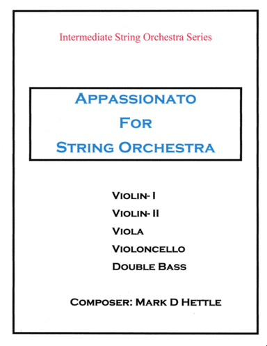 Appassionato For String Orchestra