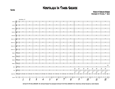 Nostalgia In Times Square (arr. Michael T. Geib)
