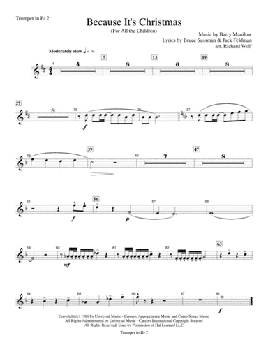 Because It's Christmas (For All the Children) (arr. Richard Wolf)
