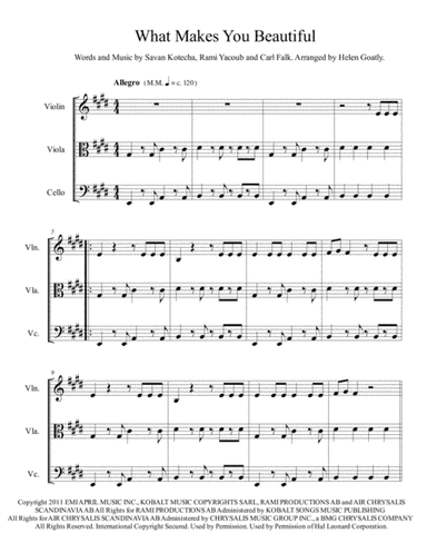 What Makes You Beautiful (arr. Helen Goatly)
