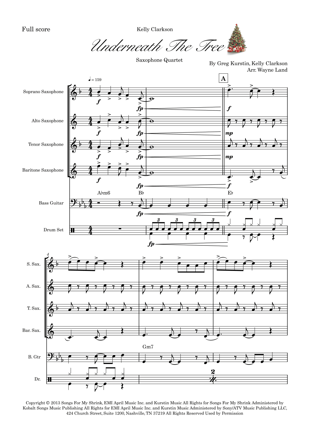 Underneath The Tree (arr. Wayne Land)