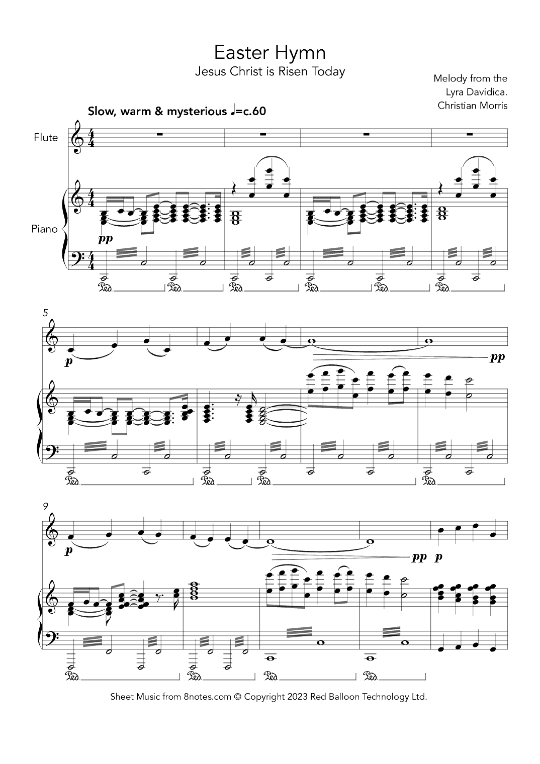 Easter Hymn (Jesus Christ is Risen Today) (arr. Christian Morris)