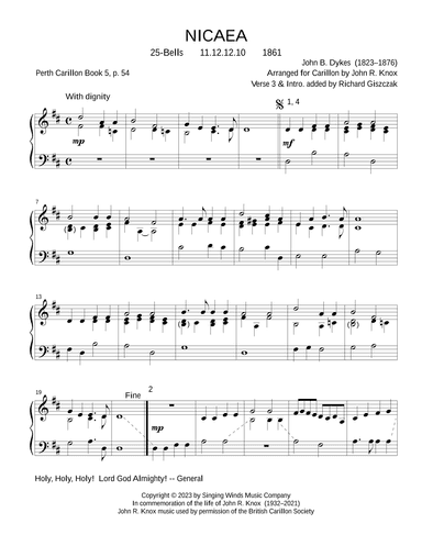 25B. NICAEA (arr. John R. Knox & Richard Giszczak)