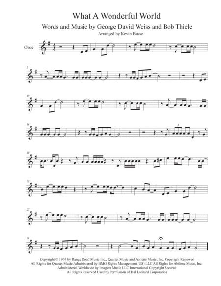 What A Wonderful World (arr. Kevin Busse)