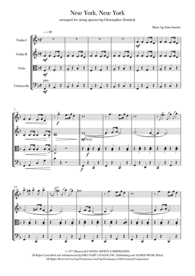Theme From "New York, New York" (arr. Christopher Dombek)