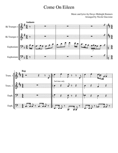 Come On Eileen (arr. Nicole Guccione)
