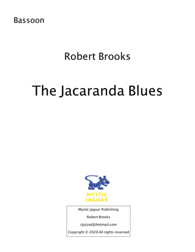 The Jacaranda Blues for Bassoon