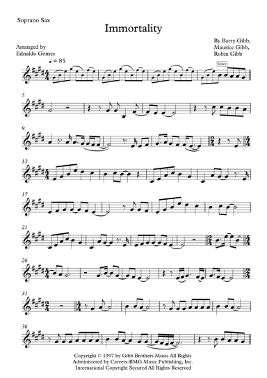 Immortality (arr. Ednaldo Gomes)