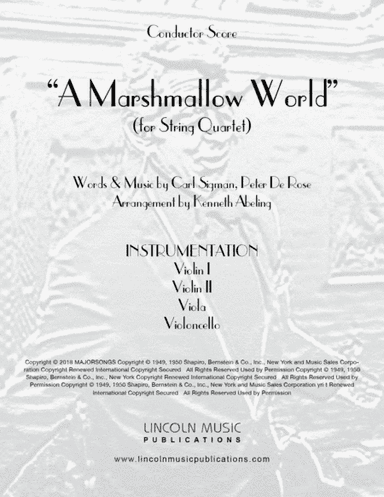 A Marshmallow World (arr. Kenneth Abeling)