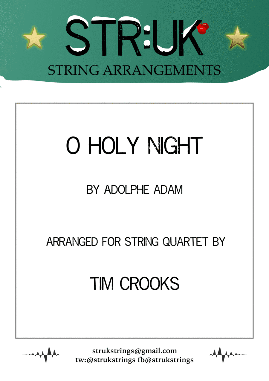 O Holy Night (String Quartet version) (arr. Tim Crooks)