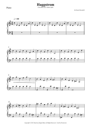 Haggstrom (arr. Wesley S. SIlva)