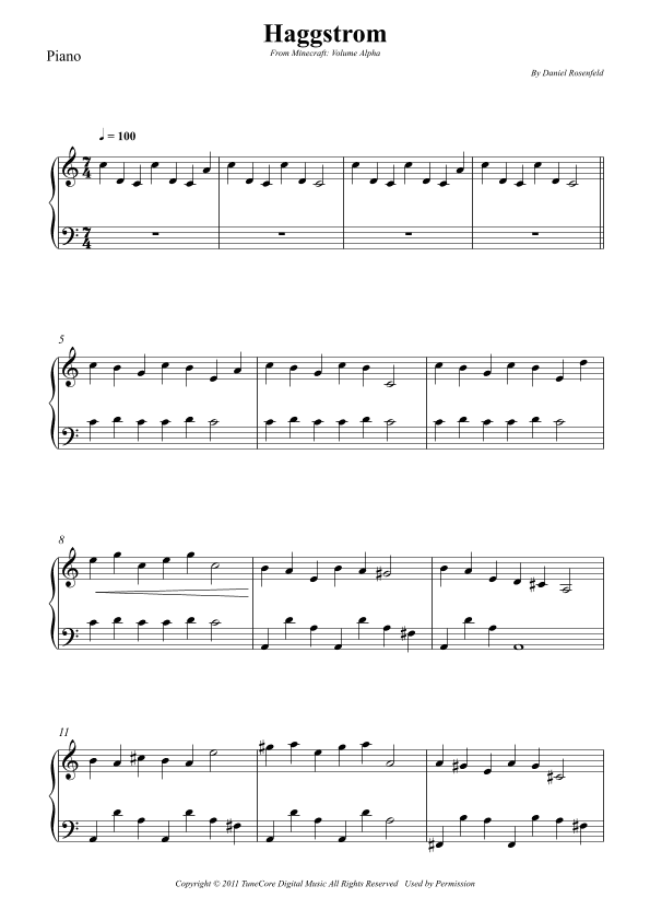 Haggstrom (arr. Wesley S. SIlva)