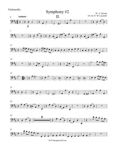 Symphony #2 Movement II. (arr. Nick Lacanski)