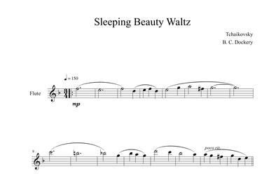 Sleeping Beauty Waltz (Flute Solo) (arr. B. C. Dockery)
