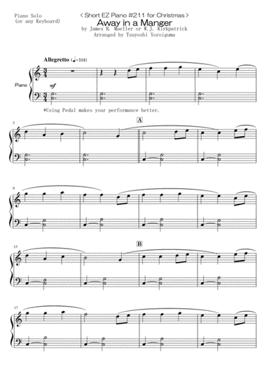 Away in a Manger (arr. Tsuyoshi Yoroiguma)