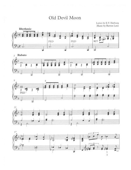 Old Devil Moon (arr. Robert Blond)