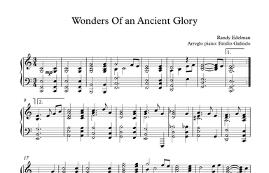Wonders Of An Ancient Glory (arr. Emilio Galindo Garciacelis)