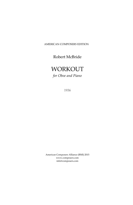 [McBride] Workout