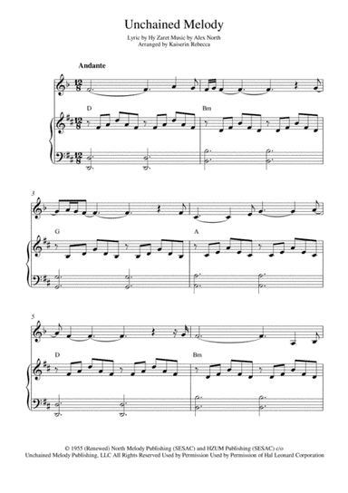 Unchained Melody (arr. Kaiserin Rebecca)