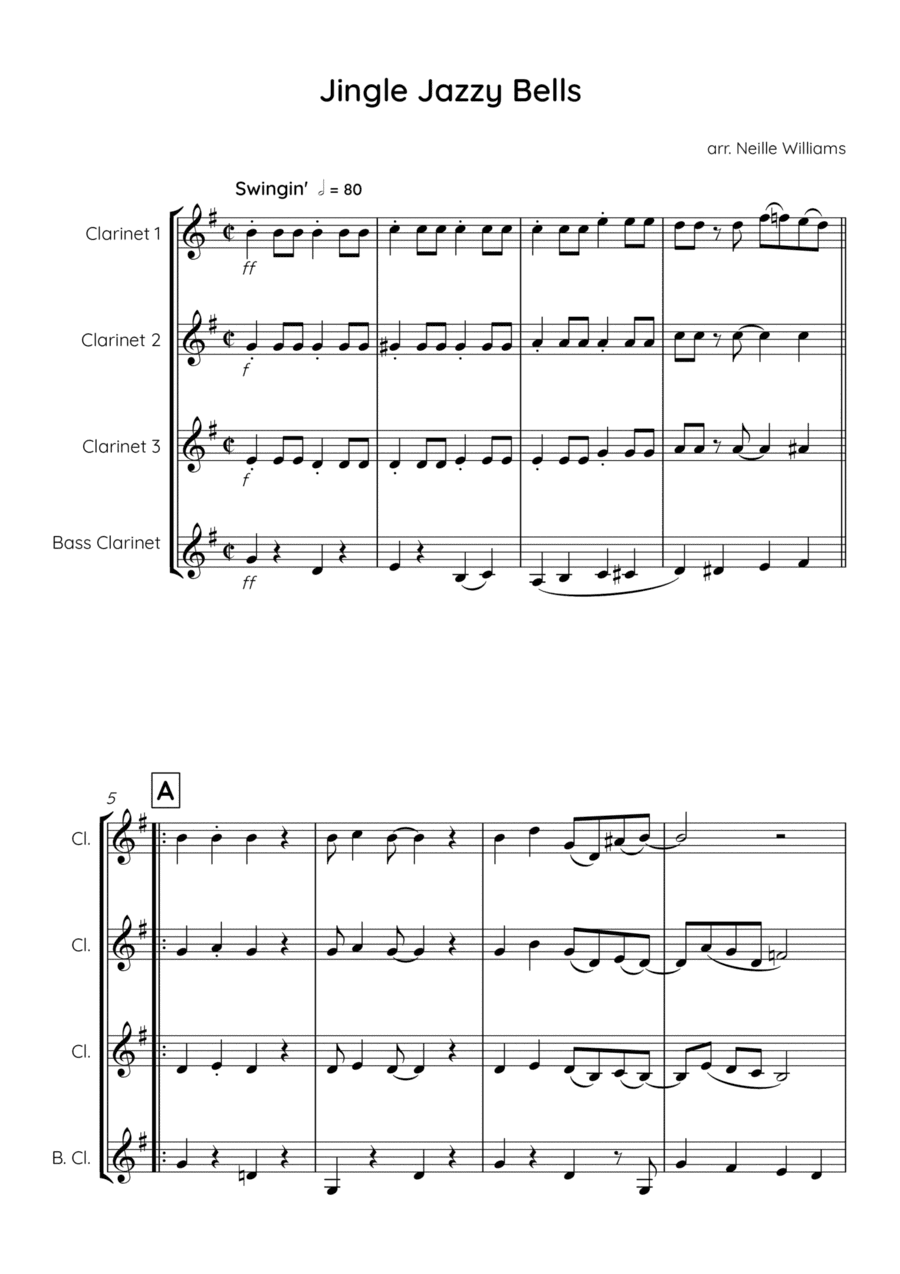 Jingle Jazzy Bells (arr. Neille Williams)