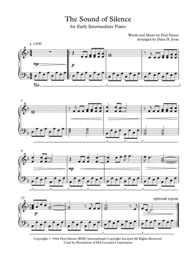 The Sound Of Silence (arr. Dana H. Joras)