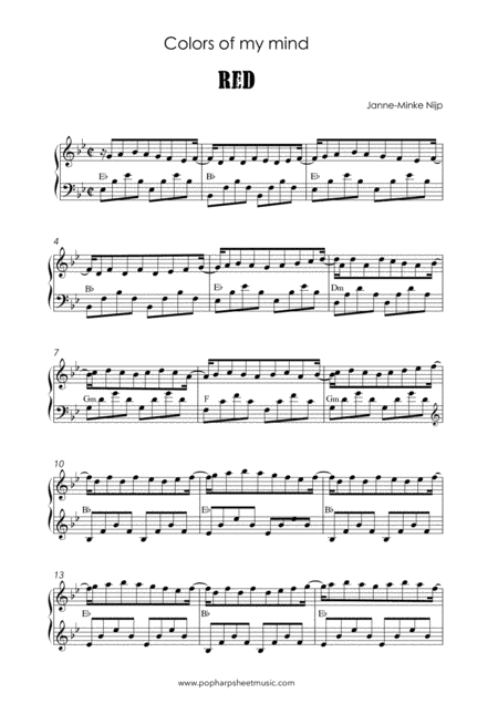 Colors of my mind - Red - harp solo