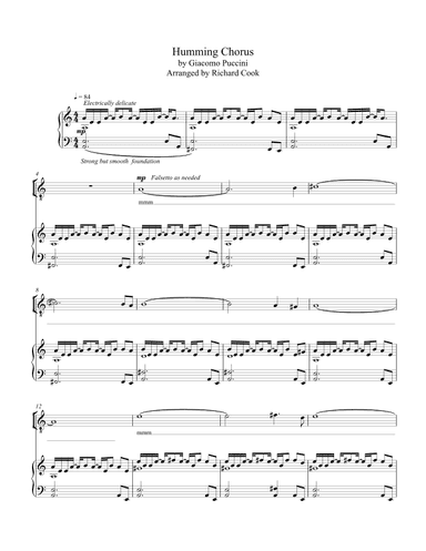 Humming Chorus (arr. Richard Cook)