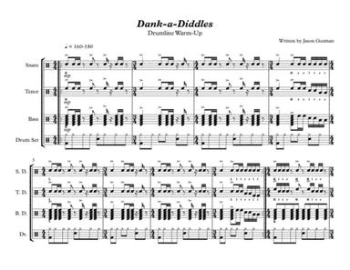 Dank-a-Diddles- Drumline Warm Up