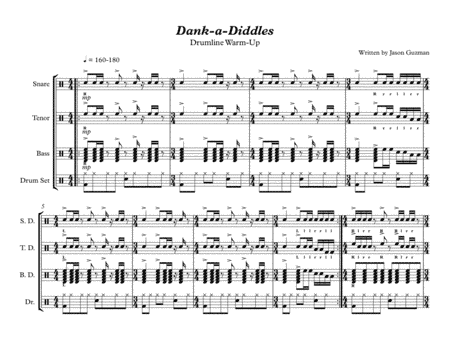 Dank-a-Diddles- Drumline Warm Up