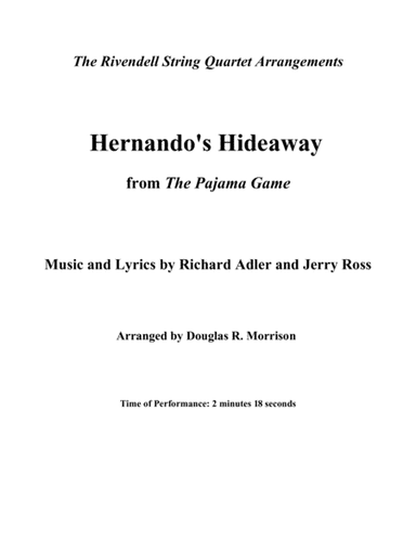 Hernando's Hideaway (arr. Douglas R. Morrison)