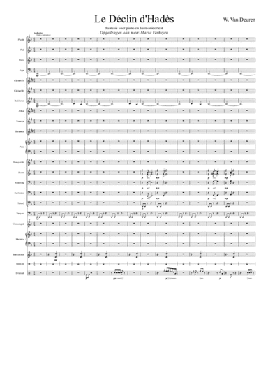 Le Déclin d'Hadès - Fantasy for piano and Harmony Orchestra