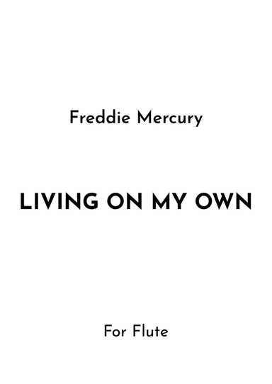 Living On My Own (arr. Jireh J.)