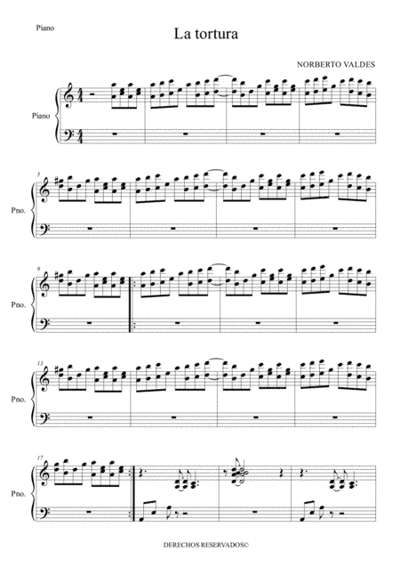 La Tortura (arr. Norbert Records)