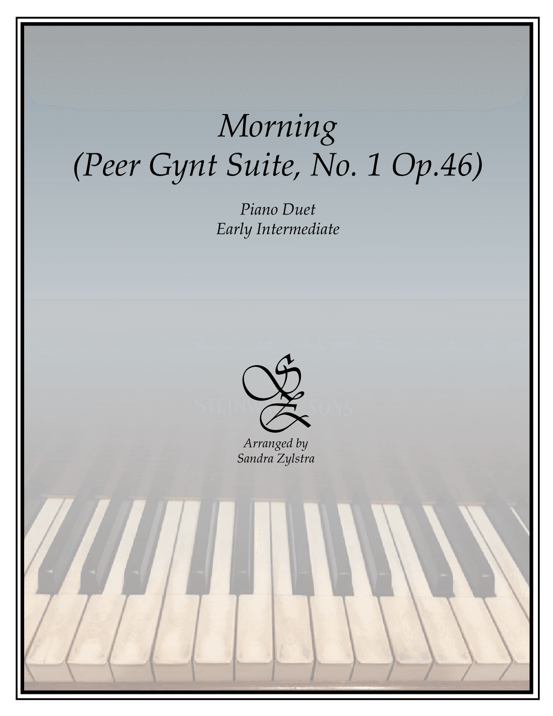 Morning (from the Peer Gynt Suite) (early intermediate 1 piano, 4 hand duet) (arr. Sandra Zylstra)