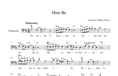 Hiné Ba (arr. Annie Harkey-Power)