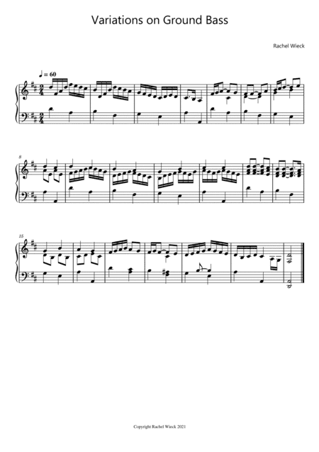 Variations on Ground Bass (piano)