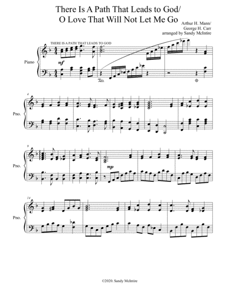 There Is a Path to God/O Love That Will Not Let Me Go (arr. Sandy McIntire)
