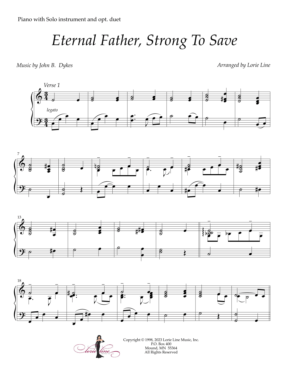 Eternal Father (arr. Lorie Line)