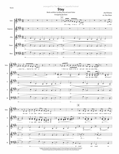 Stay (arr. Ben Bram)