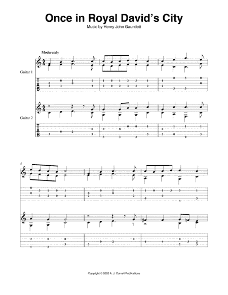 Once in Royal David’s City (arr. Mark Phillips)