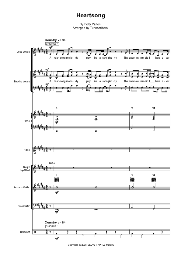 Heartsong (arr. Tunescribers)