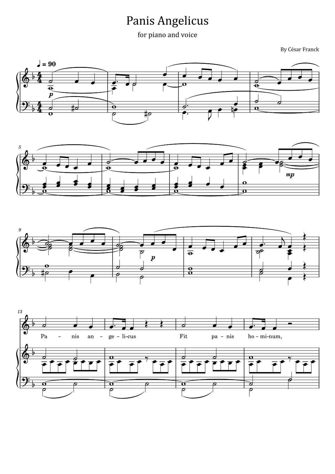 Panis Angelicus - 2 (arr. poon)