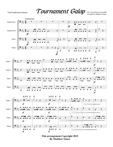 Tournament Galop (arr. Matthew Nunes)